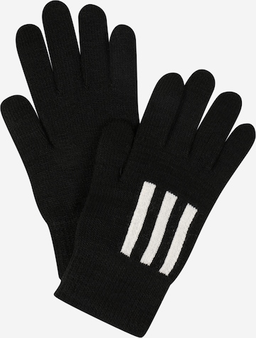 ADIDAS PERFORMANCE Sporthandschoenen '3-Stripes Conductive' in Zwart: voorkant
