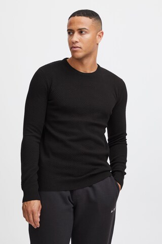 !Solid Sweater 'Karl' in Black: front