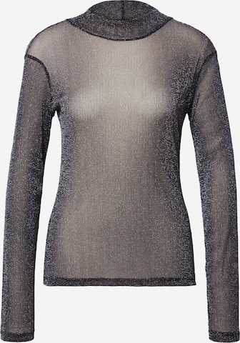 Nasty Gal Shirt in Zwart: voorkant