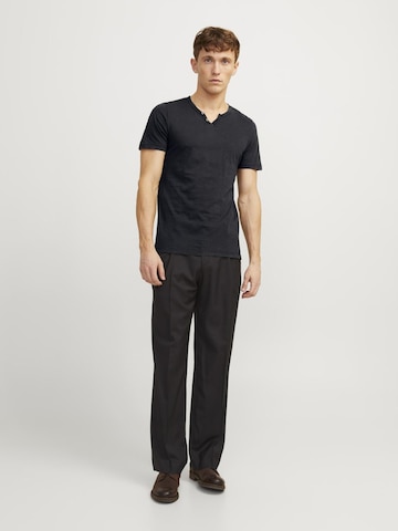 JACK & JONES - Ajuste regular Camiseta 'Split' en negro
