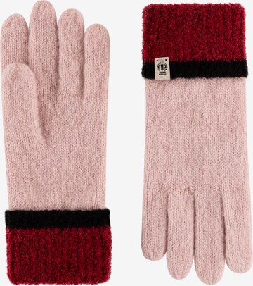 Roeckl Full Finger Gloves ' Funhouse ' in Pink: front