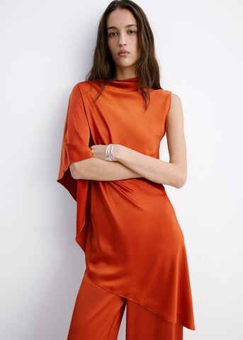 MANGO Bluse 'Luna' in Orange: Vorderseite