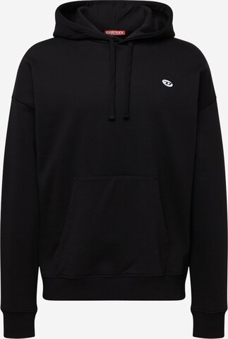 DIESEL - Sudadera en negro: frente