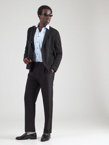 OLYMP Slim fit Zakelijk overhemd in Blauw