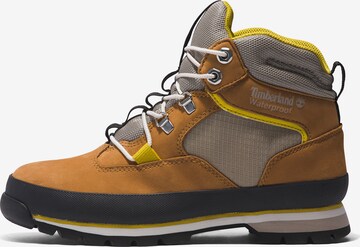 Ghete cu șireturi de la TIMBERLAND pe maro: față