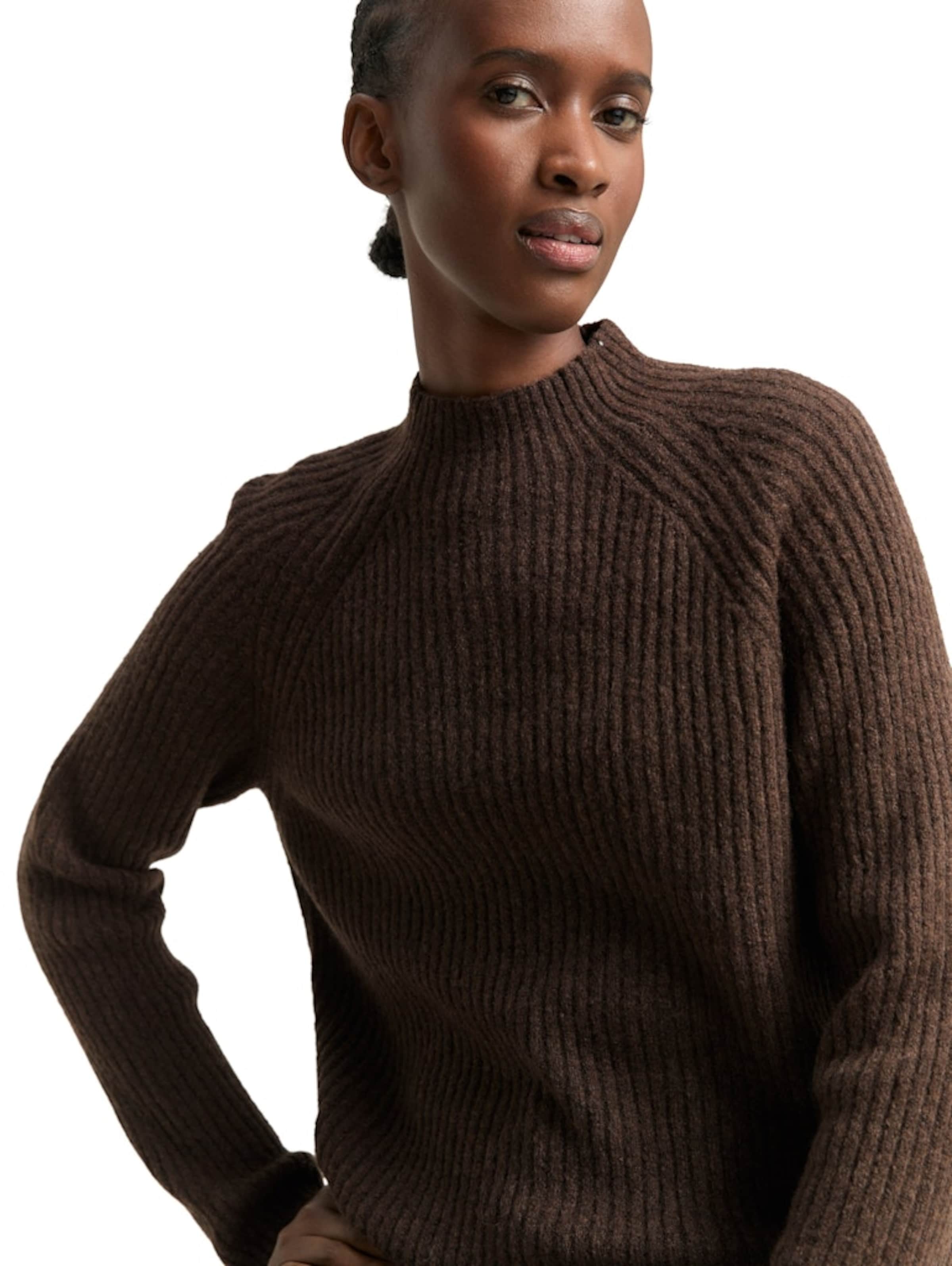 TOM TAILOR DENIM - Pullover em castanho