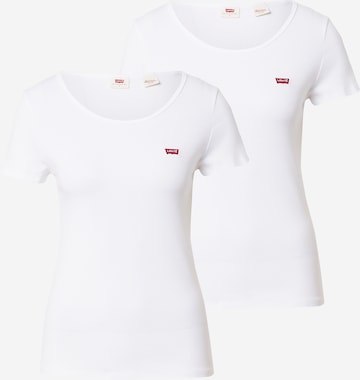 T-shirt LEVI'S ® en blanc : devant