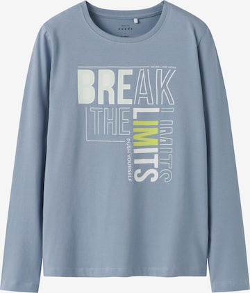 zils NAME IT T-Krekls 'NKMVUX': no priekšpuses