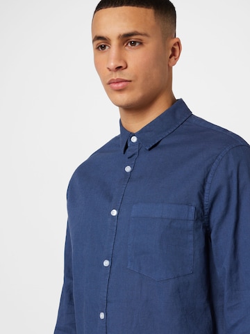 Cotton On Regular fit Button Up Shirt 'ASHBY' in Blue