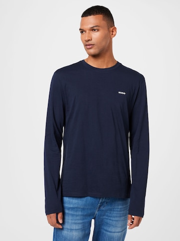 T-Shirt 'Derol 222' HUGO en bleu : devant