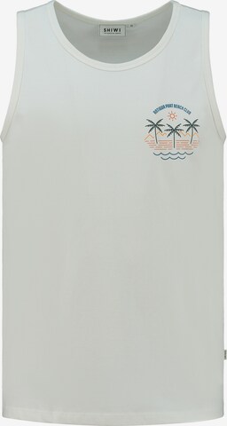 T-Shirt 'SINGLET' Shiwi en blanc : devant
