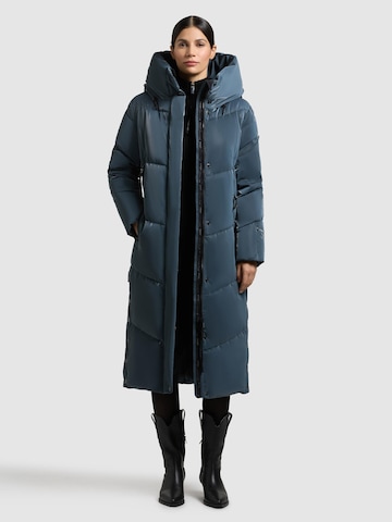khujo Winter coat 'Pulset Shiny' in Blue