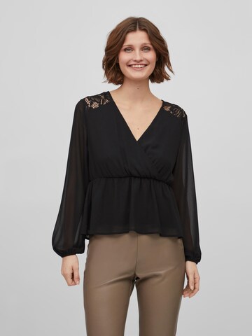 Vila Petite Blouse in Zwart: voorkant