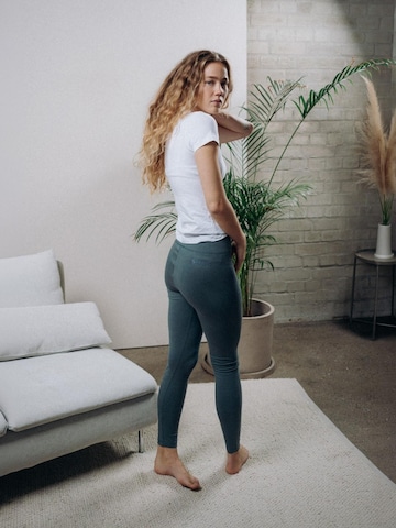 NOORLYS Skinny Leggings 'BEEN'‌‌‌‌ in Blau