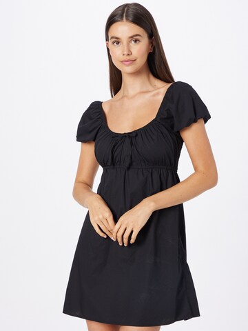 HOLLISTER - Vestido ' SUMMER PREVIEW' em preto: frente