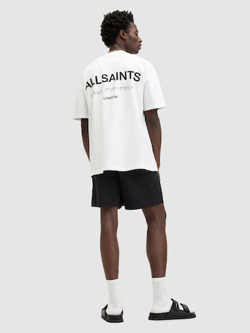 AllSaints Kratke kopalne hlače | črna barva