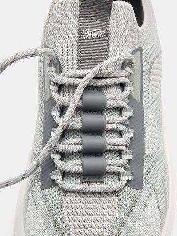 Pull&Bear Platform trainers in Grey