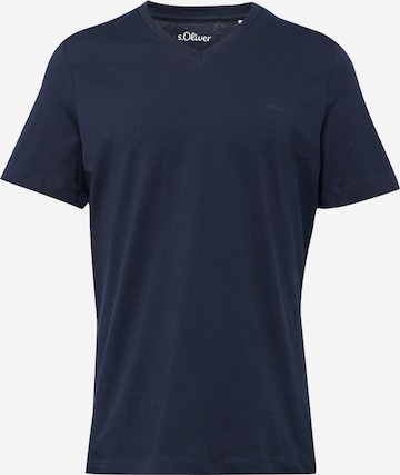 s.Oliver Shirt in Blauw: voorkant