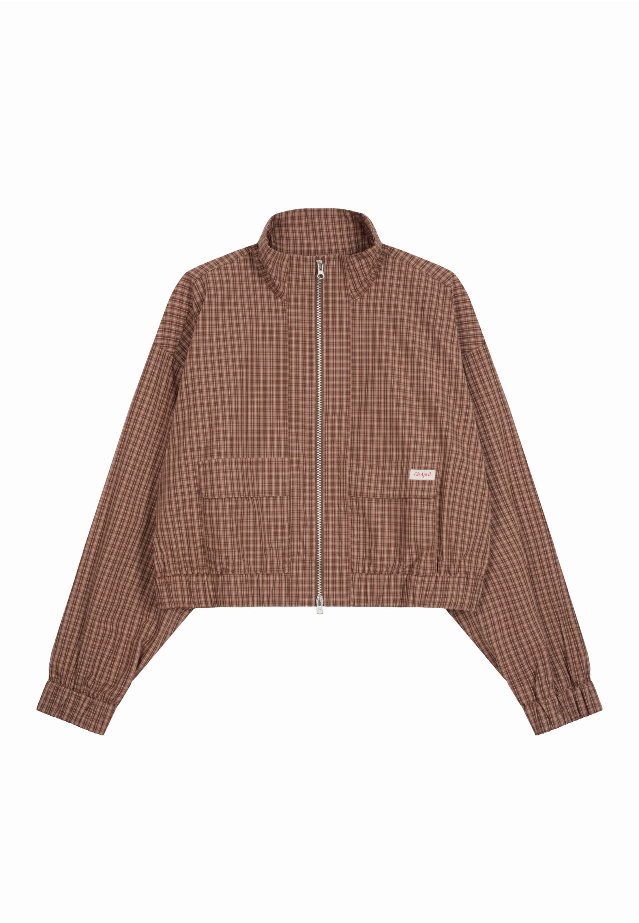 OH APRIL Tussenjas 'Zoe' in Bruin: voorkant