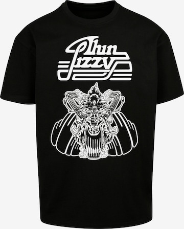 Merchcode Shirt 'Thin Lizzy - Rocker Solid' in Zwart: voorkant
