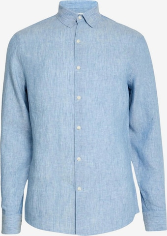 Marks & Spencer Button Up Shirt in Blue: front