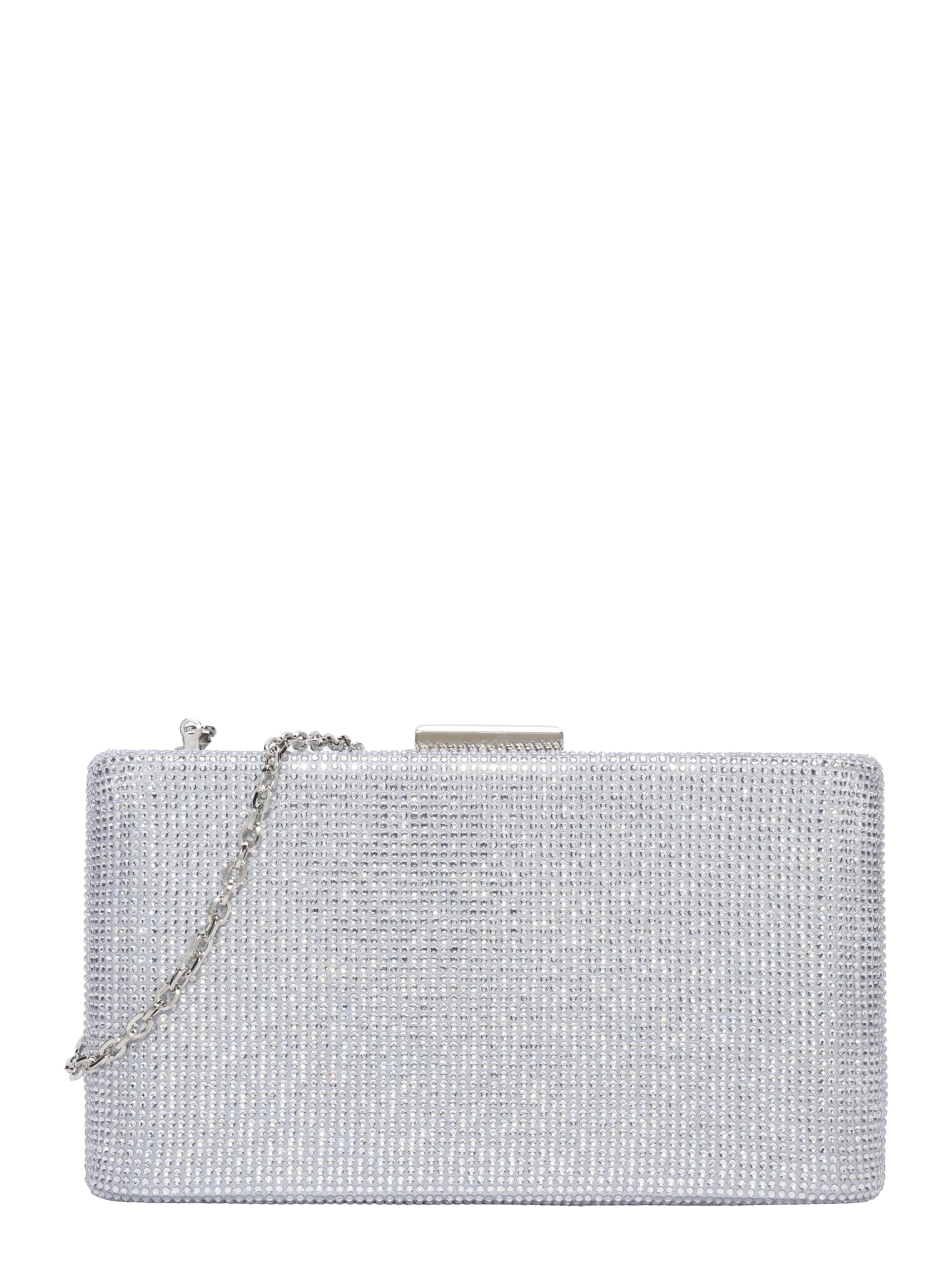 mascara Κλατς σε ασημί: μπροστά