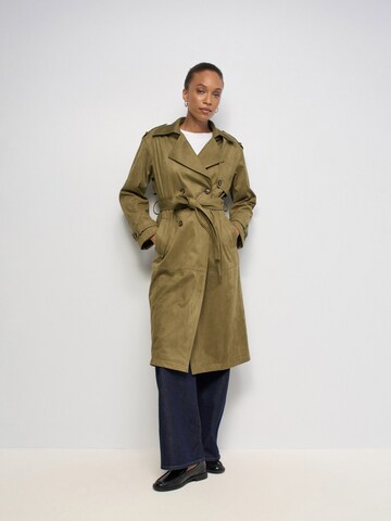 Salsa Jeans Winterjas in Groen: voorkant