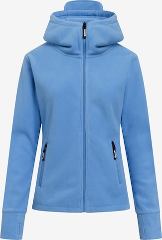 BENCH Fleece Jacket 'NINJA' in Blue: front