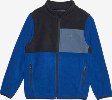 COLOR KIDS Fleece Jacket in Blue: front