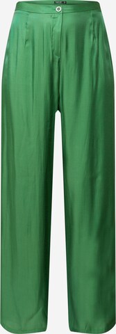 Nasty Gal Plus Wide leg Pants in Green: front