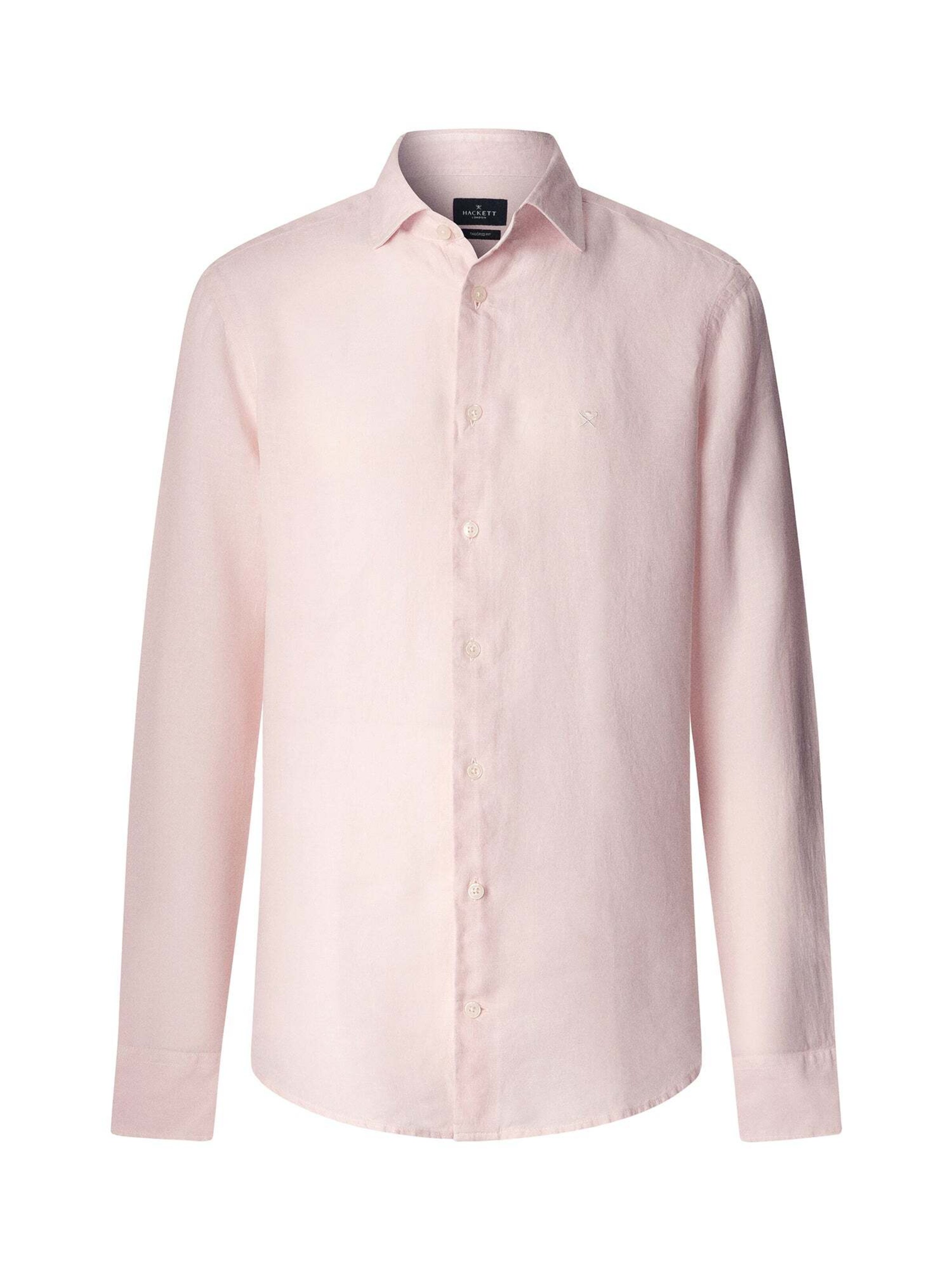 Hackett London Button Up Shirt 'ESS' in Pink: front
