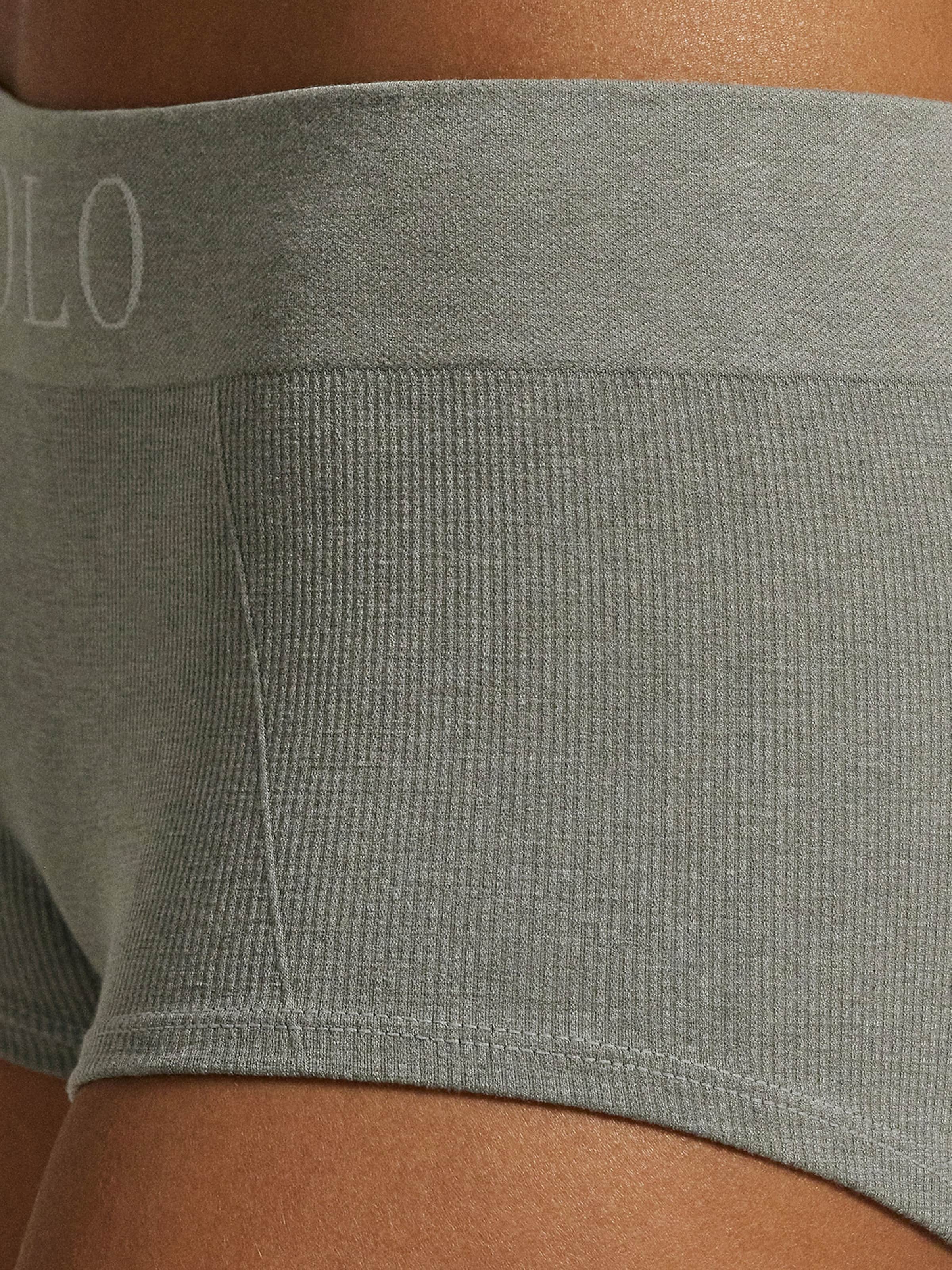 Polo Ralph Lauren Korte pyjama ' Ribbed Seamless ' in Grijs