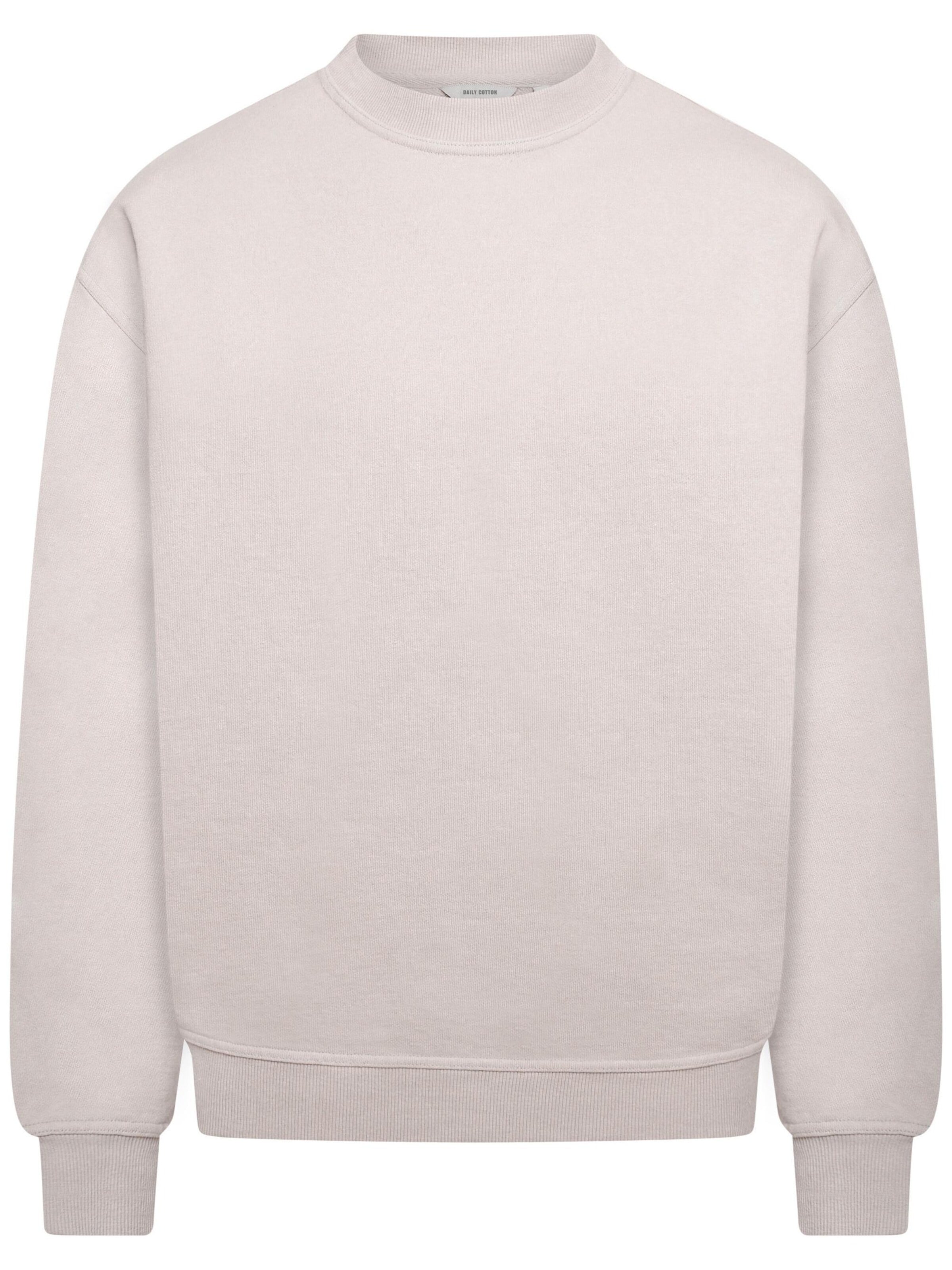 Daily Cotton Sweatshirt 'DCSORIA' in Grey: front