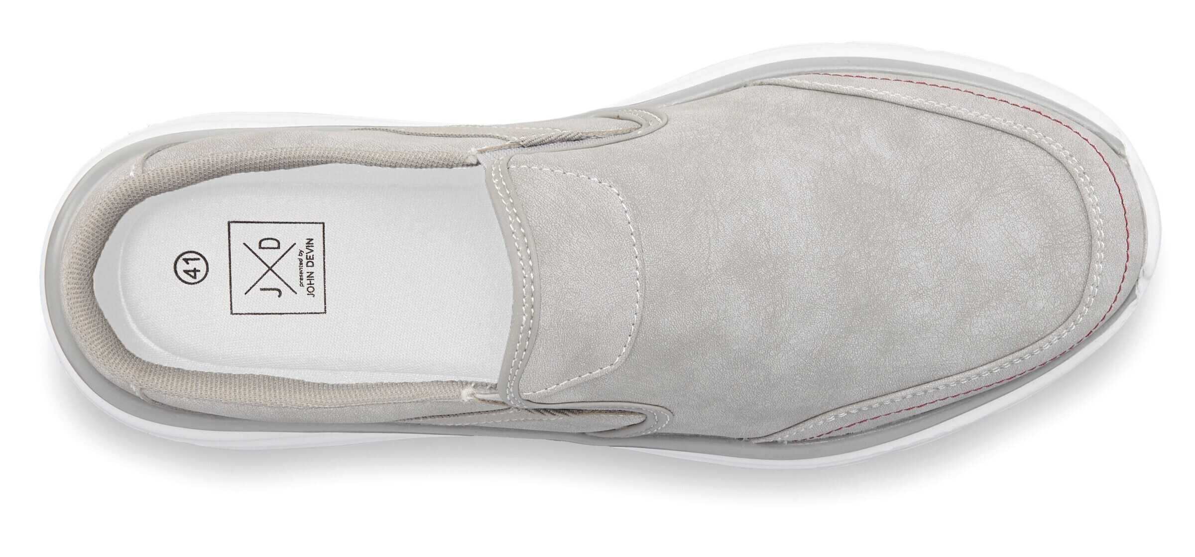 JOHN DEVIN Slipper in Grau