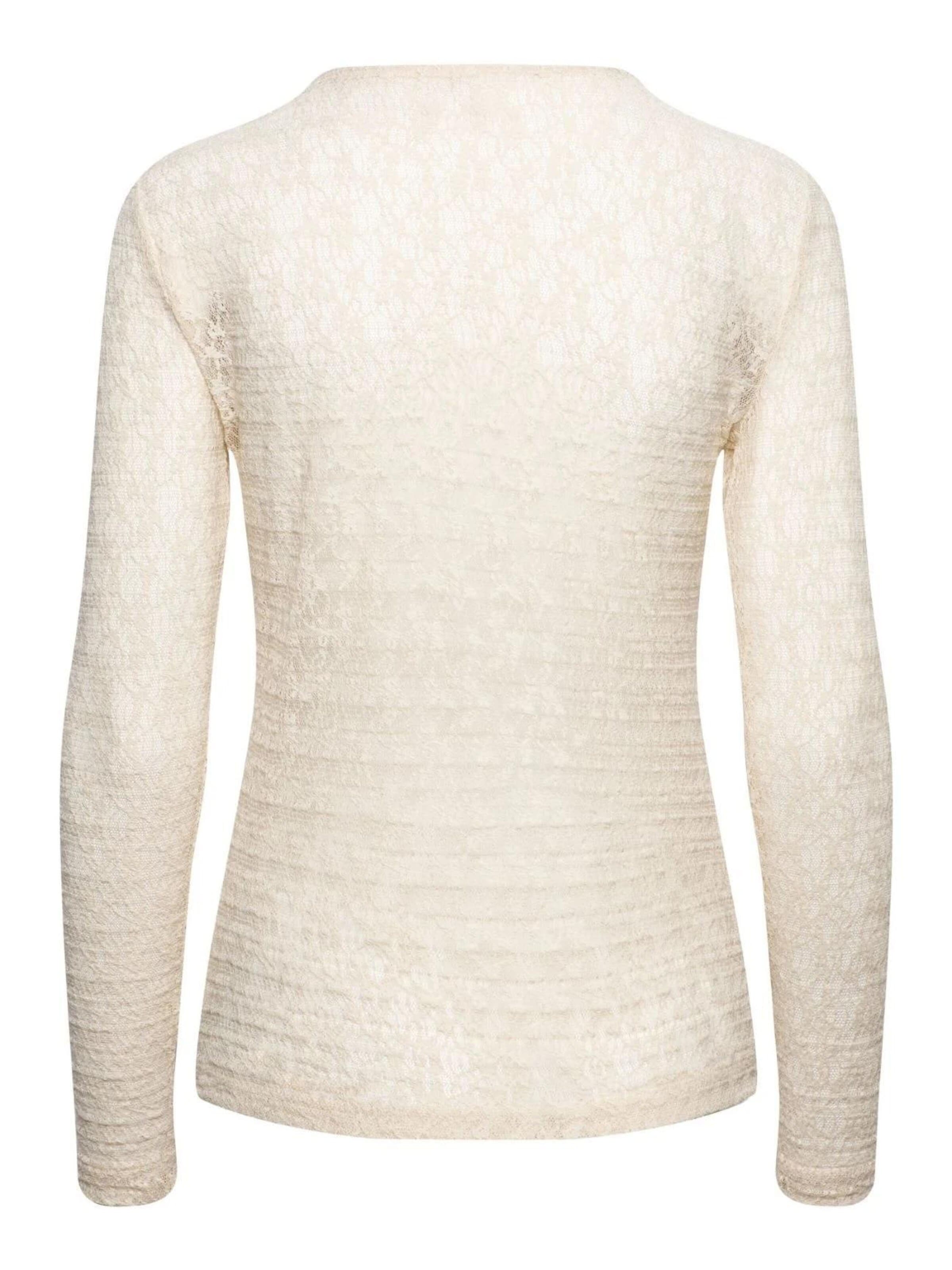 &co woman Shirt '&Co woman Tris Lace Vanilla' in White