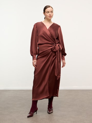 CITA MAASS Dress 'Bianca' in Brown: front