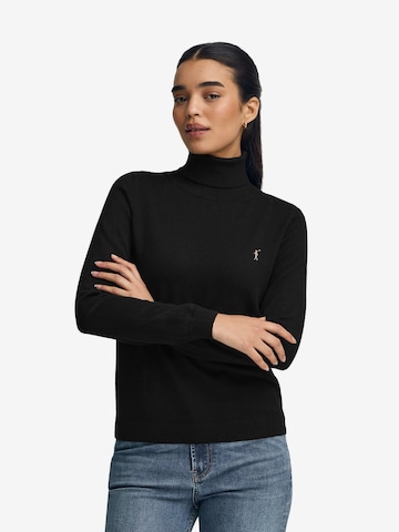 Polo Club Sweater in Black: front