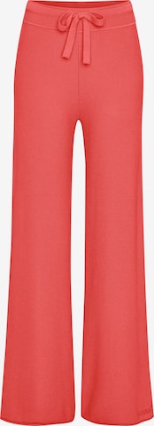 Elbsand Wide Leg Housut värissä punainen: etupuoli