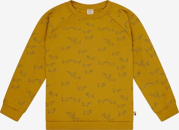 loud + proud Sweater 'Dackel' in Yellow: front