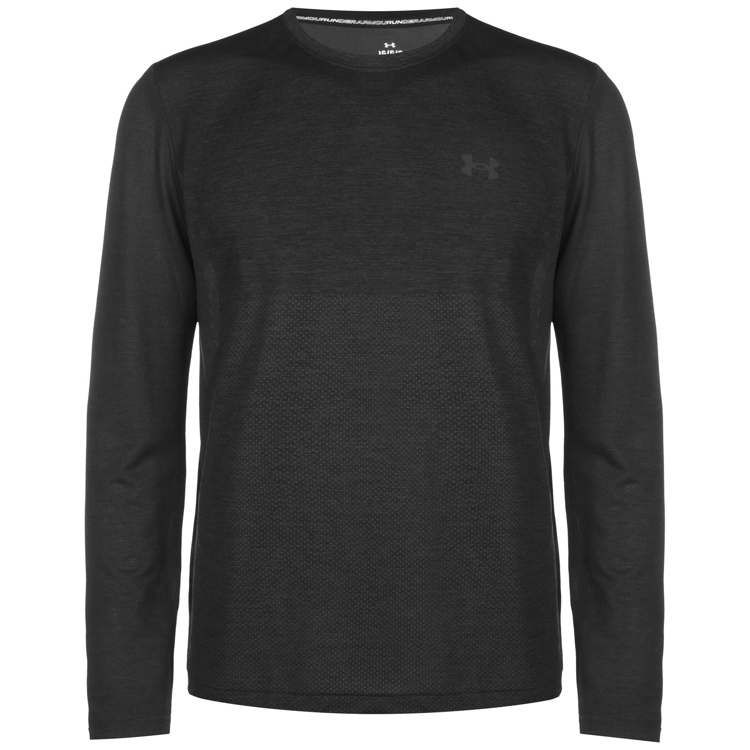UNDER ARMOUR Funktionsshirt in Schwarz: Vorderseite