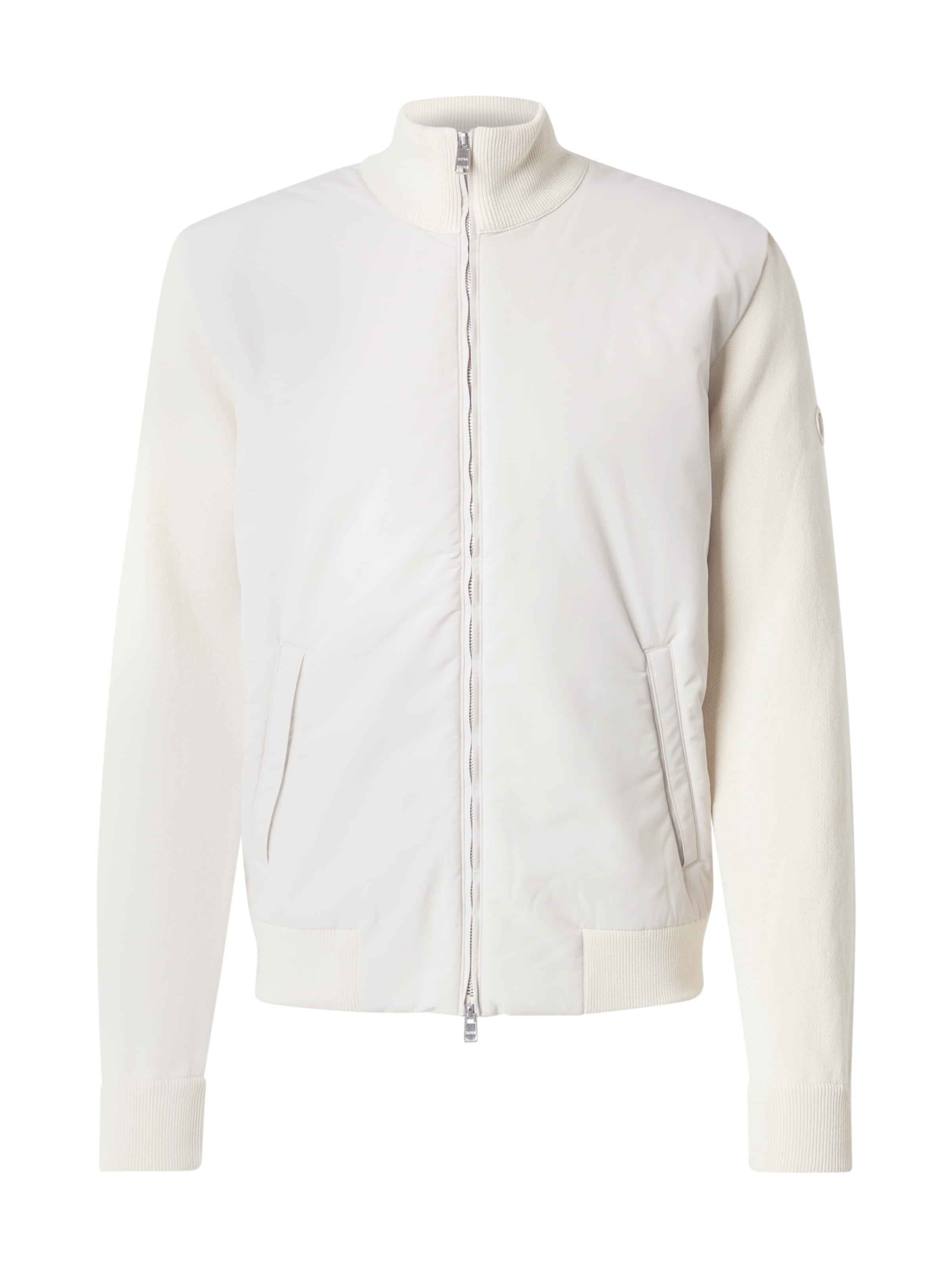 BOSS Вязаная кофта 'C-Ibaio' в Белый: спереди