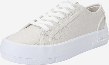 Baskets basses s.Oliver en beige : devant
