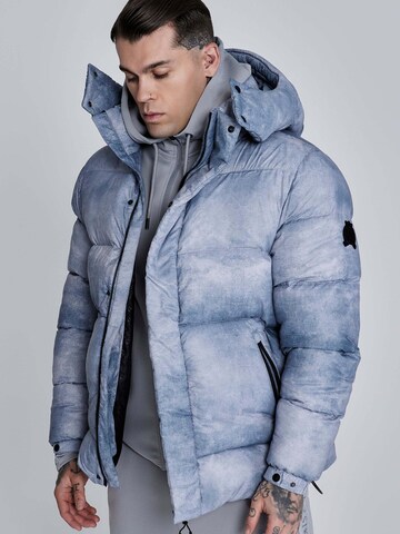 SikSilk Winter Jacket 'Puffer Jacket' in Grey