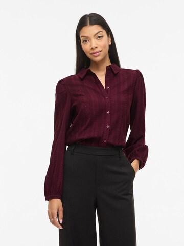 VILA Bluse 'VIZania' i rød: forside