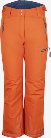TROLLKIDS Workout Pants in Orange: front