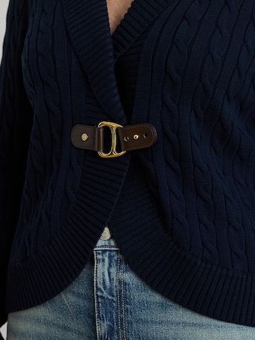 Geacă tricotată 'TAYSIR' de la Lauren Ralph Lauren Plus pe albastru