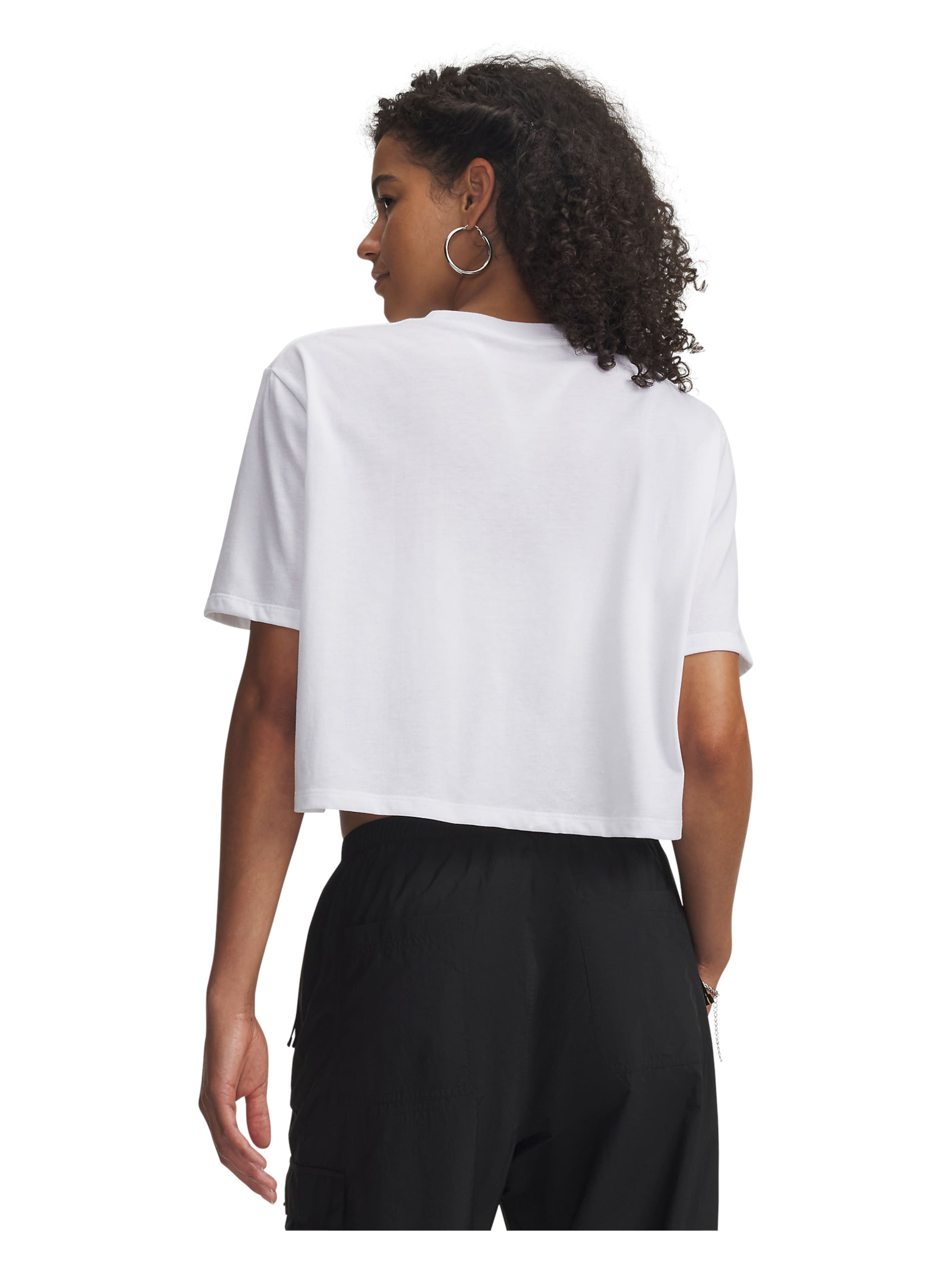 UNDER ARMOUR Functioneel shirt 'Wordmark' in Wit