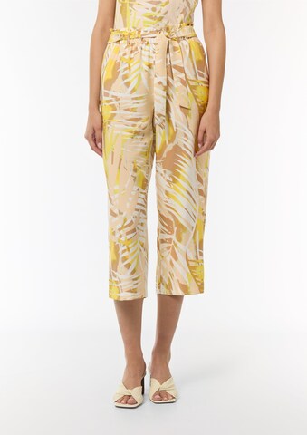 COMMA - Loosefit Pantalón en amarillo: frente