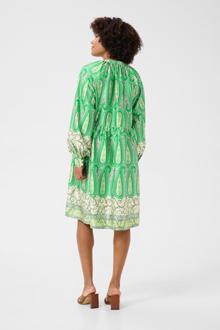 Cream Dress 'CRAmina' in Green