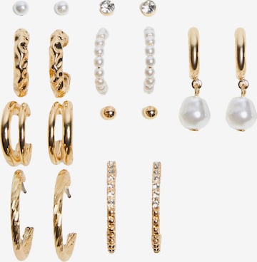 Bershka Sieraden set in Goud: voorkant